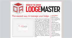 Desktop Screenshot of lodgemaster.oa-bsa.org