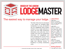 Tablet Screenshot of lodgemaster.oa-bsa.org